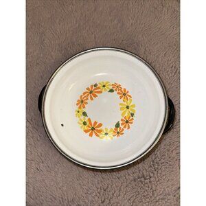 Vtg Echo Country Garden Italy Bowl Casserole Mid Century Decorative Dish Bowl